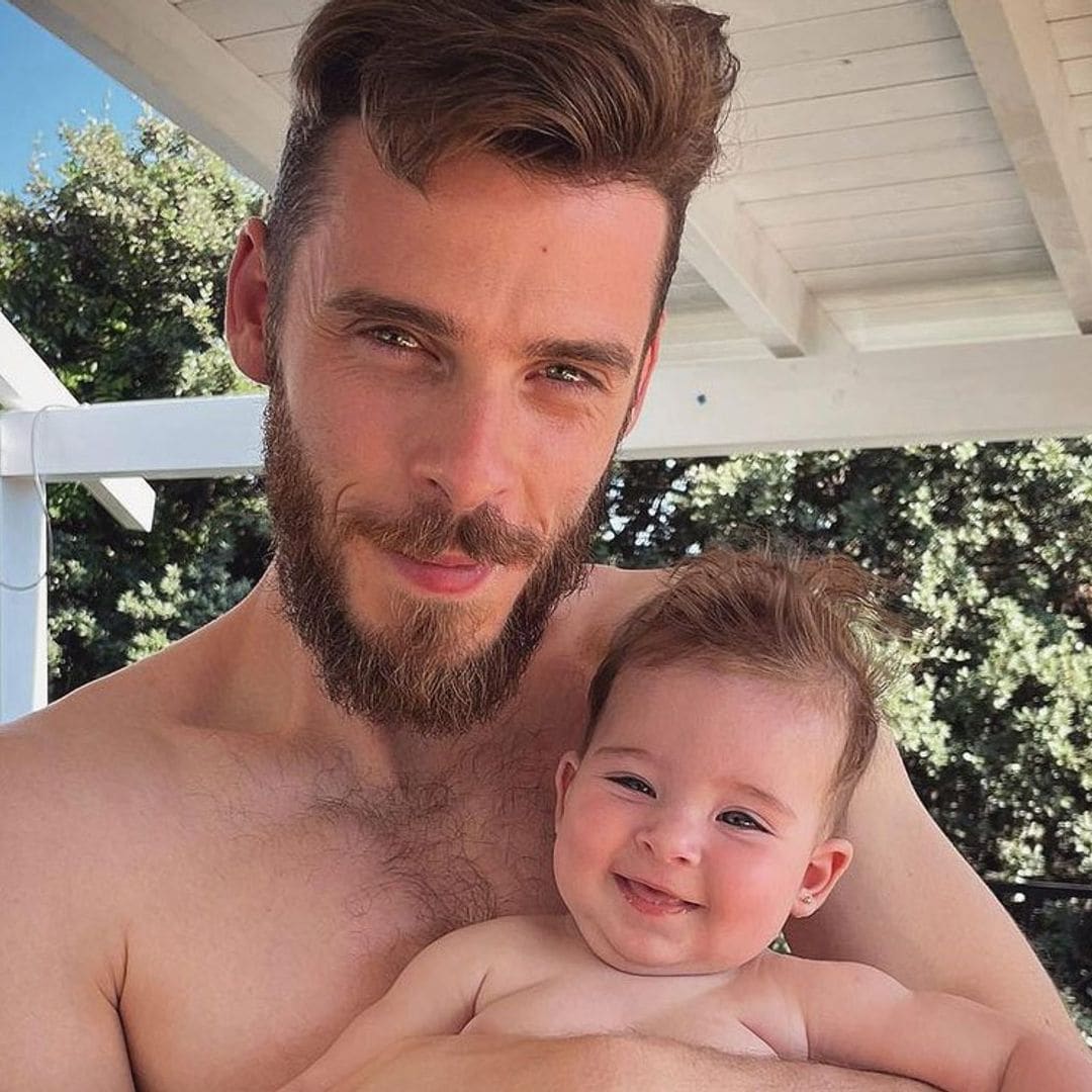 David de Gea presume de hija y todos opinan lo mismo: ¡son iguales!