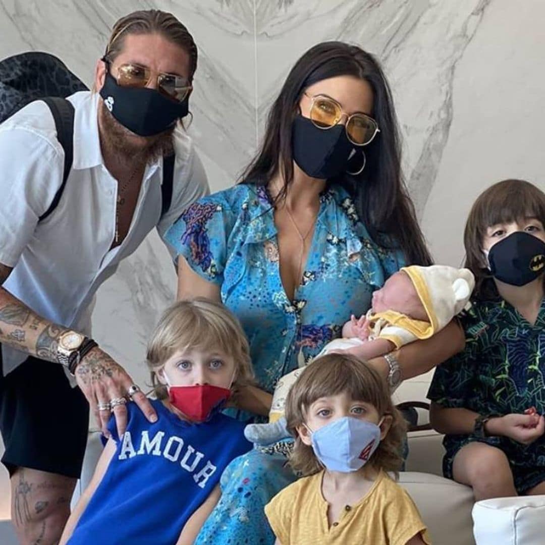 Así es 'un domingo cualquiera' en casa de Sergio Ramos y Pilar Rubio entre risas y juegos