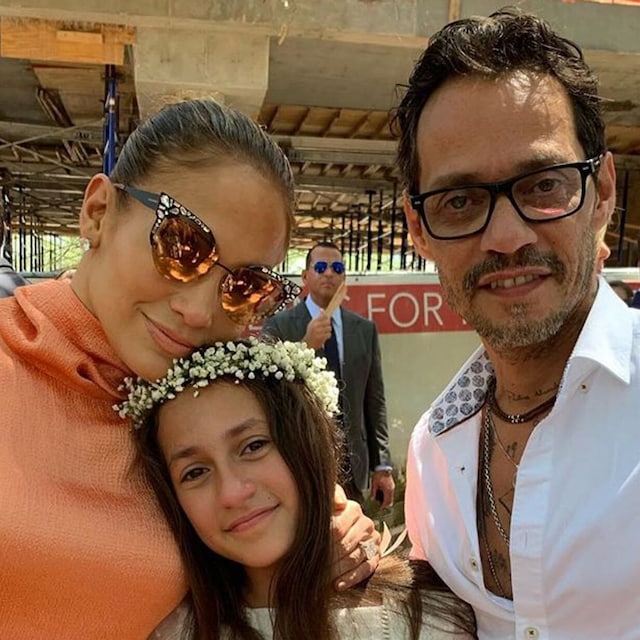 marc anthony and jennifer lopez with daughter emme