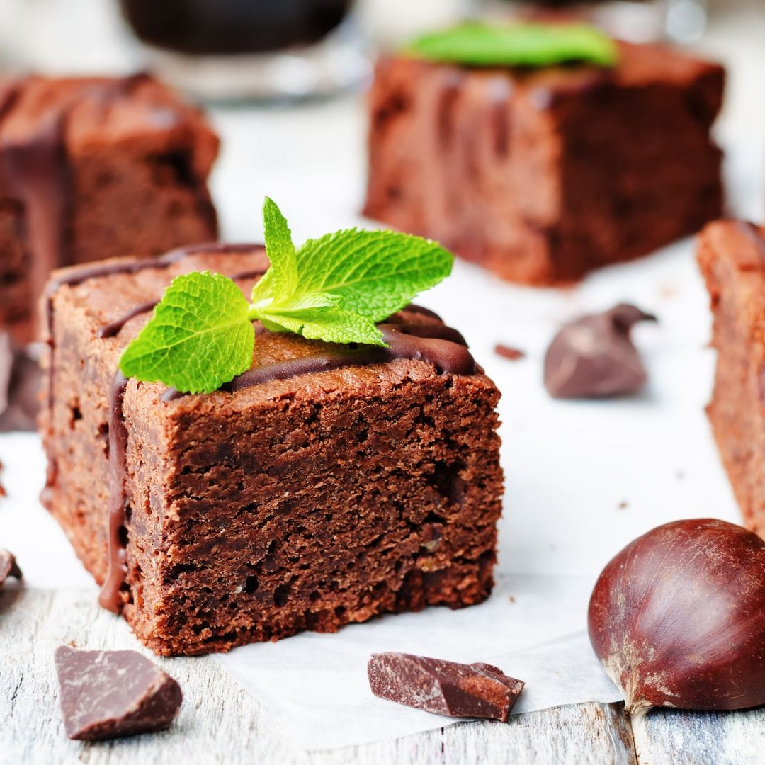 De temporada: 'Brownie' de castañas