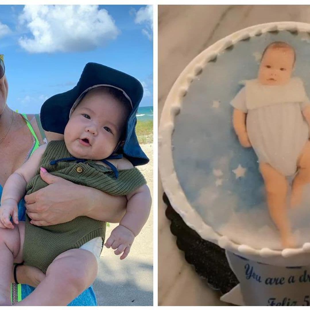 Pamela Silva celebra los cinco meses de baby Ford con un pastel súper original