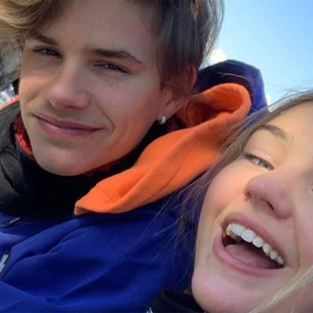 ¡Adorables! Romeo Beckham y su novia, Mia Moocher, ya conectan su estilo