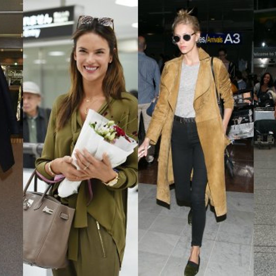 Modelos 'off-duty'... y sus mejores estilismos en el aeropuerto