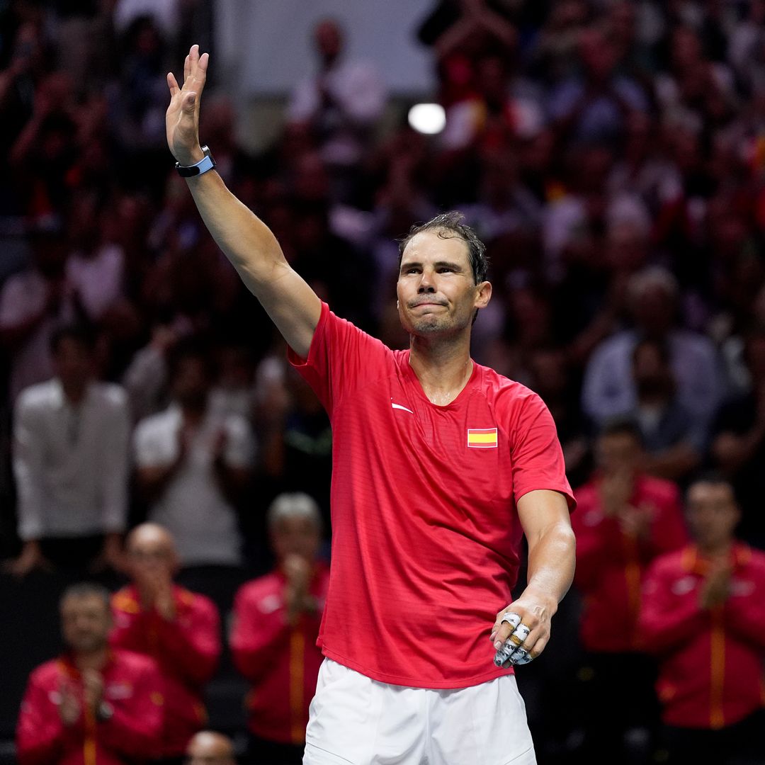 Apoyado por su familia, Rafa Nadal se despide de su carrera en el tenis