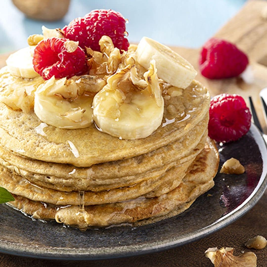 Tortitas de plátano y nueces