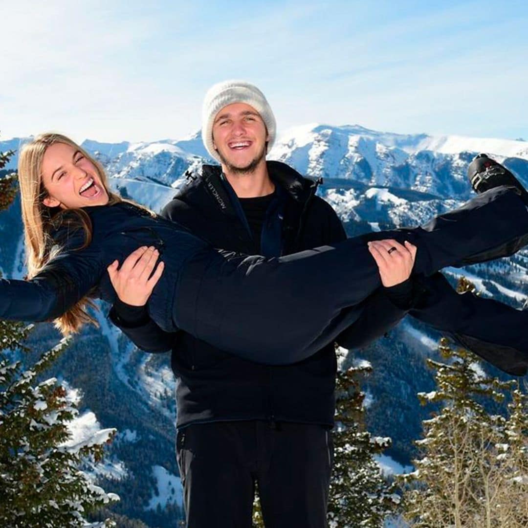 La romántica escapada de Talita Von Füsrstenberg con su novio a las montañas nevadas