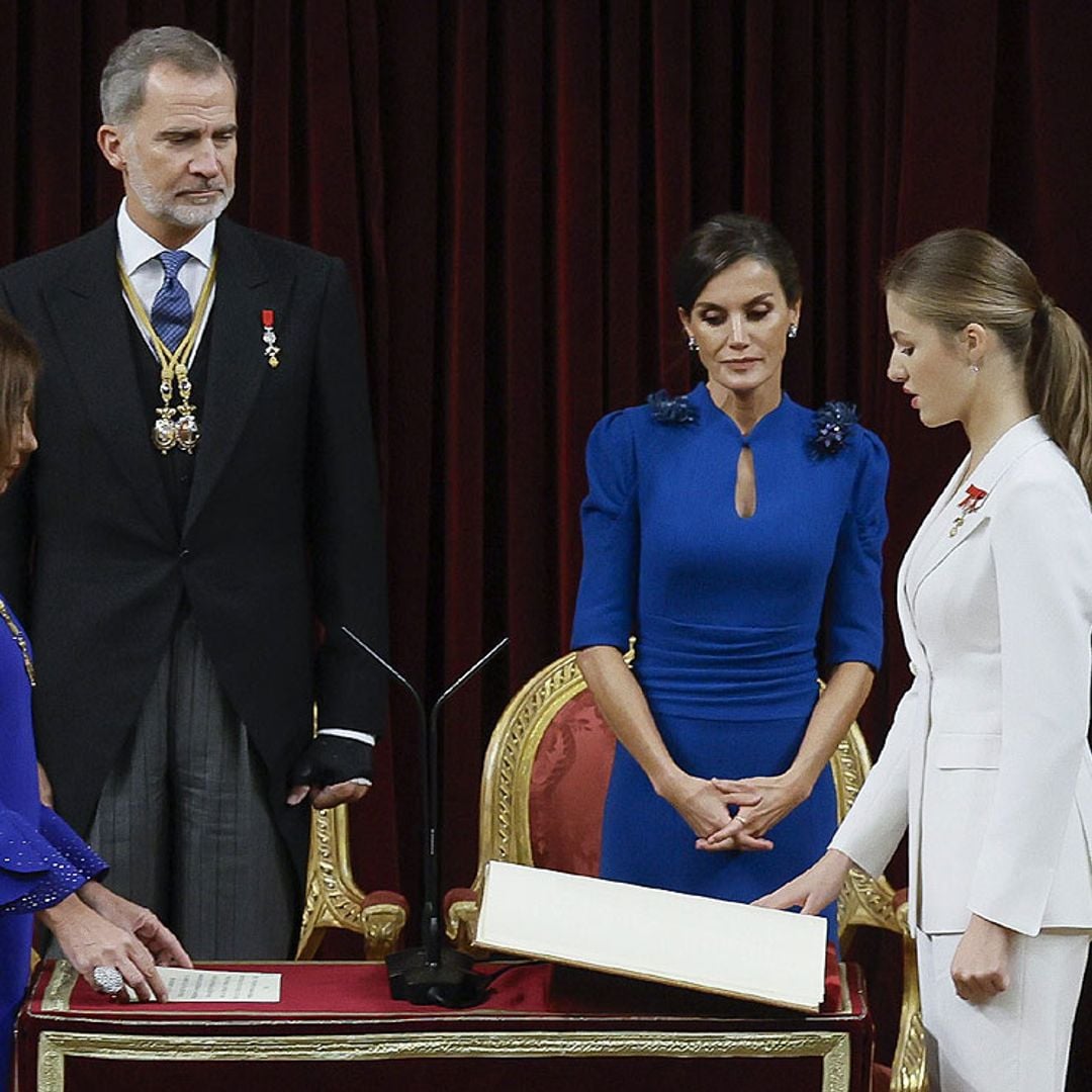 La princesa de Asturias jura la Constitución ante las Cortes Generales en un solemne e histórico acto