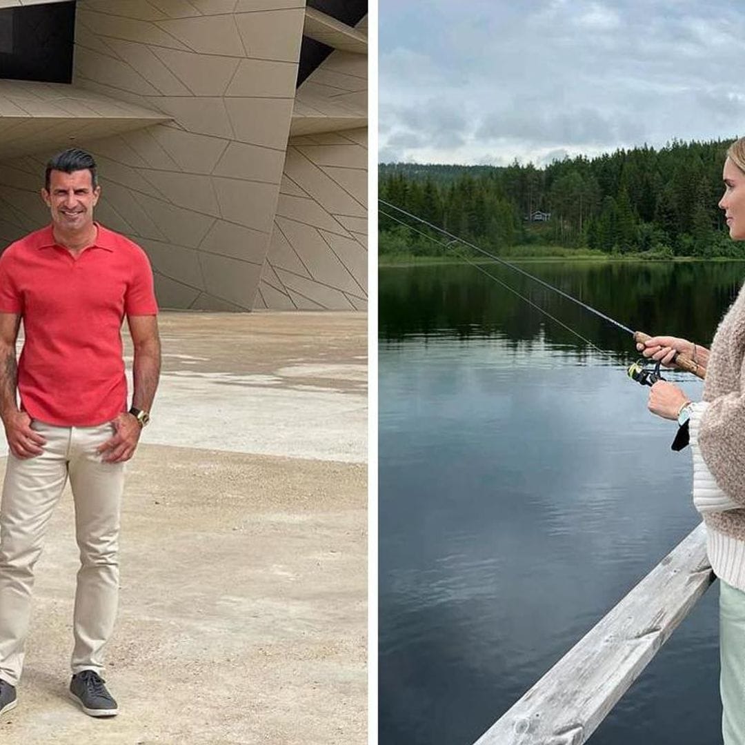 Helen Svedin y Luis Figo, vacaciones por separado: tú a Suecia y yo a Catar