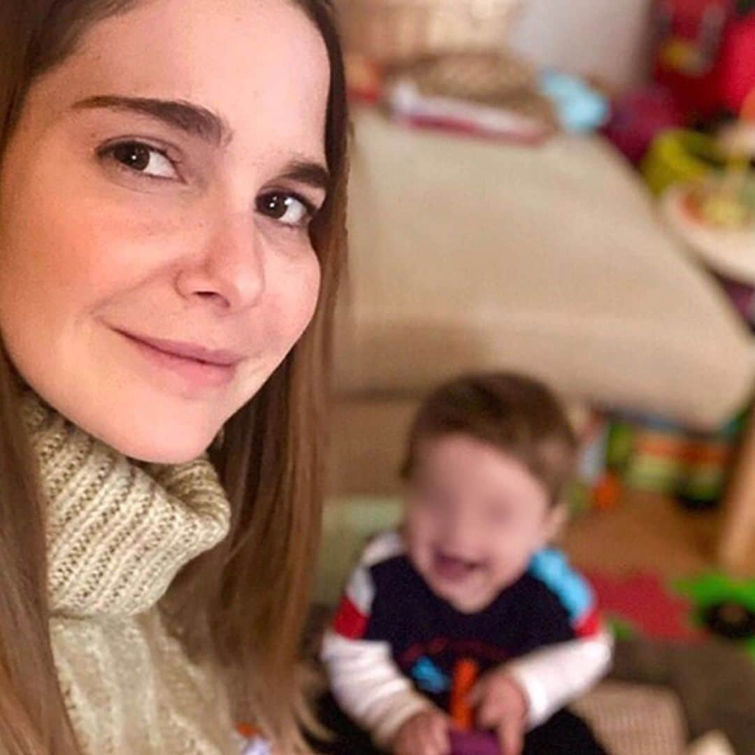 Las simpáticas imágenes de Neo, el hijo de 9 meses de Natalia Sánchez, ‘tocando’ el piano