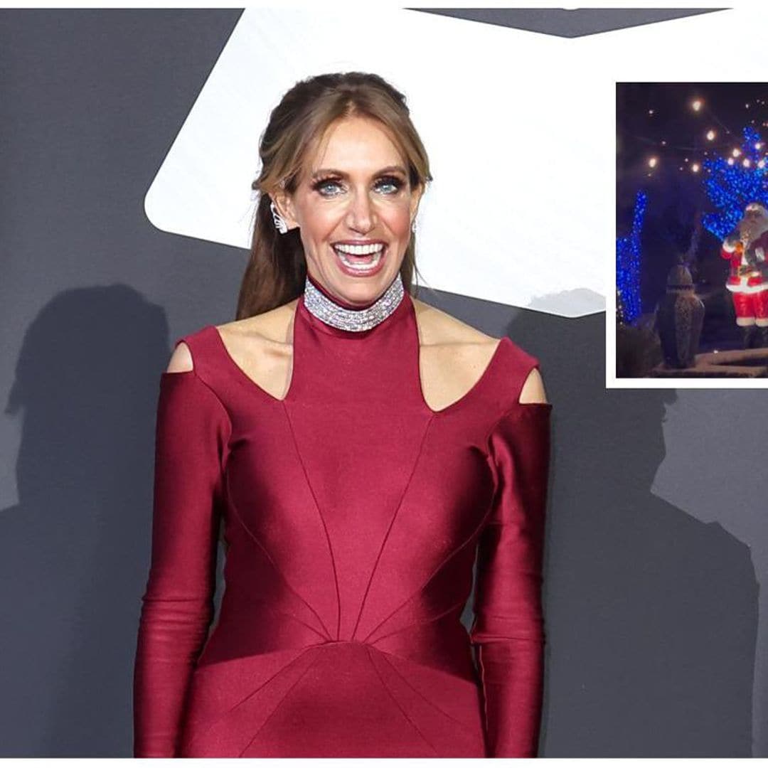 Lili Estefan muestra la increíble decoración navideña que puso en su casa