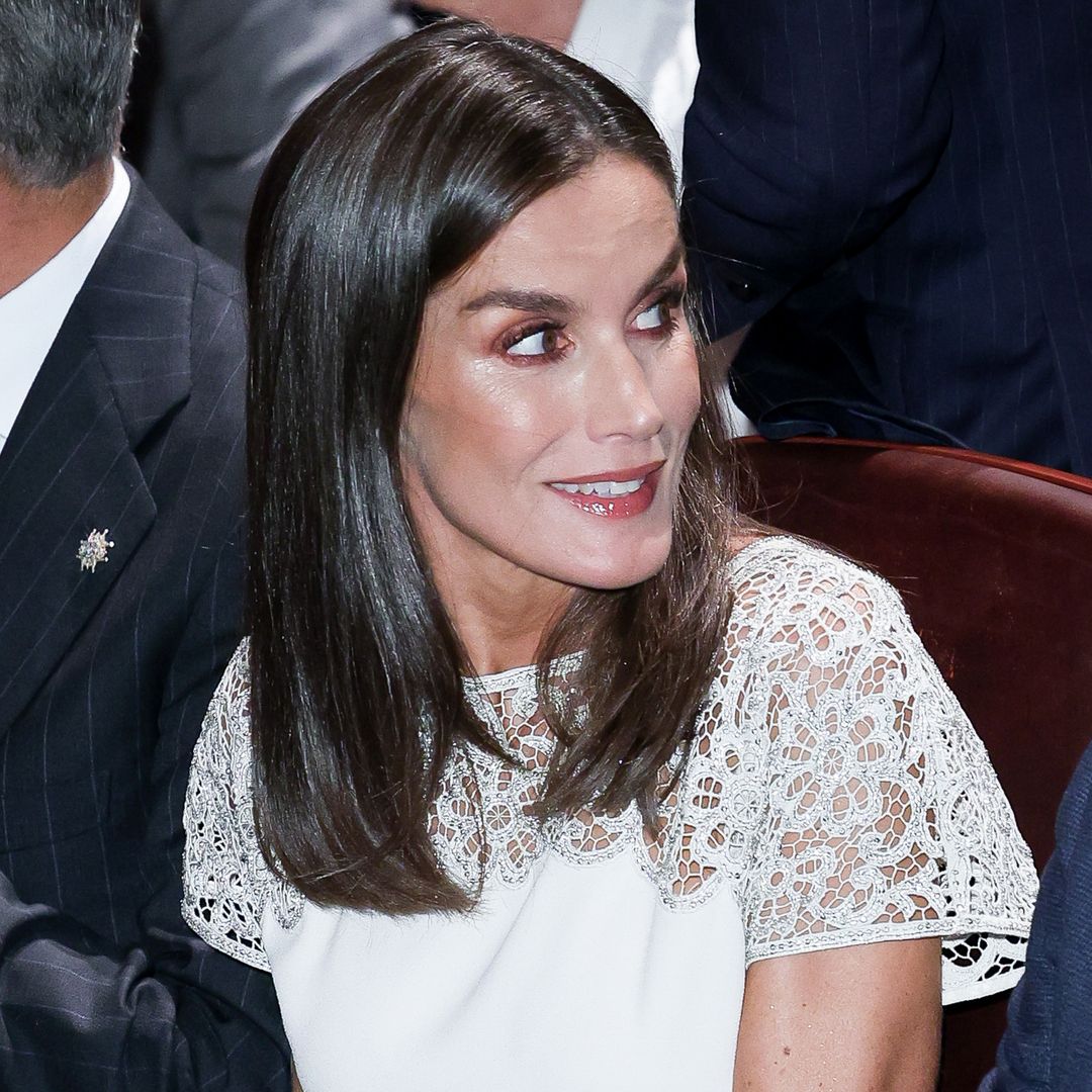 La reina Letizia en los Premios Nacionales de la Cultura en Madrid el 10 de octubre de 2024