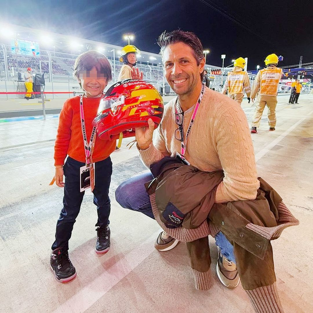 La cara de emoción del hijo de Fernando Verdasco al ver su primera carrera de Fórmula 1