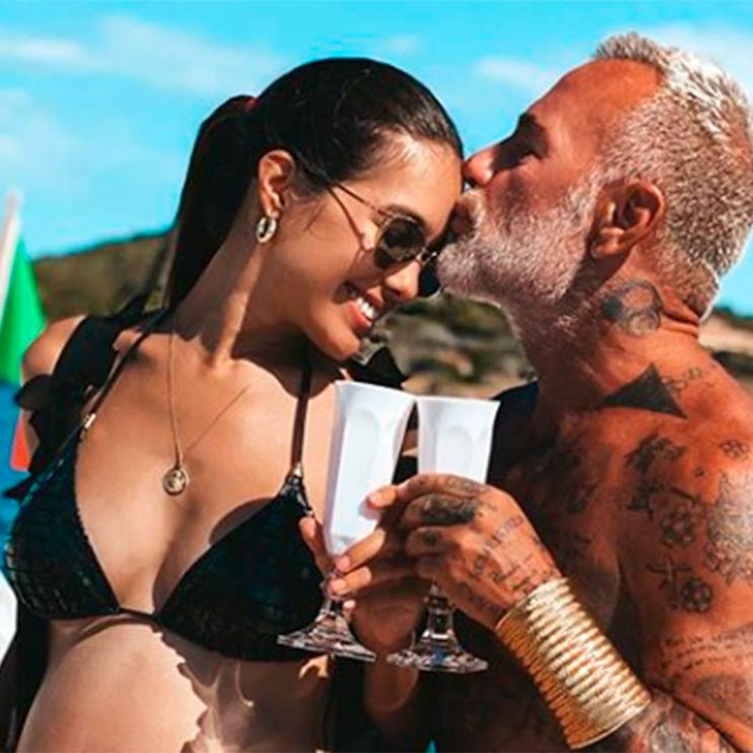 Gianluca Vacchi celebra su último cumpleaños antes de ser papá como más le gusta: con su chica ¡y bailando!