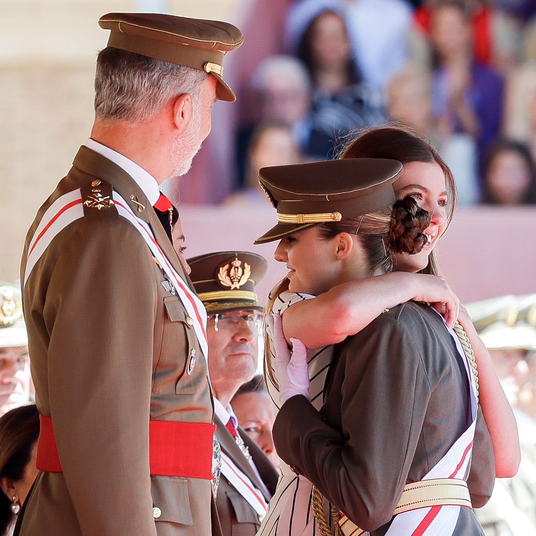 El cariño y orgullo de la reina Letizia y la infanta Sofía ante el último logro de la Princesa de Asturias