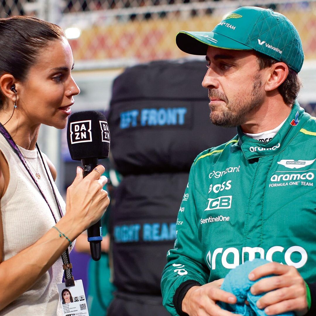 Fernando Alonso y Melissa Jiménez, pura química camino a celebrar su primer año de amor