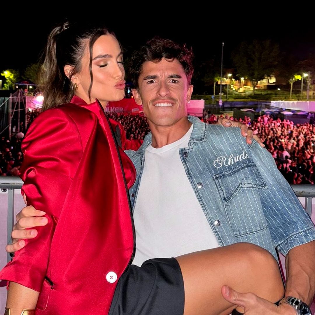 Marc Márquez y Gemma Pinto viven su noche más 'loca' de baile, música y diversión en el Suavefest de María Pombo