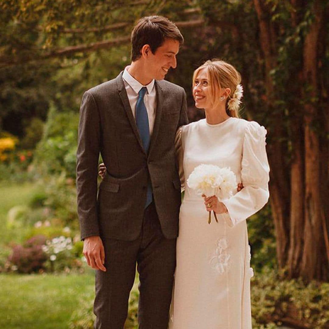 ¡Muy francés! El look de la 'influencer' Géraldine Guyot en su boda con Alexandre Arnault