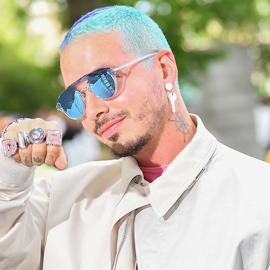 Así se preparó J Balvin para el desfile de Dior Homme