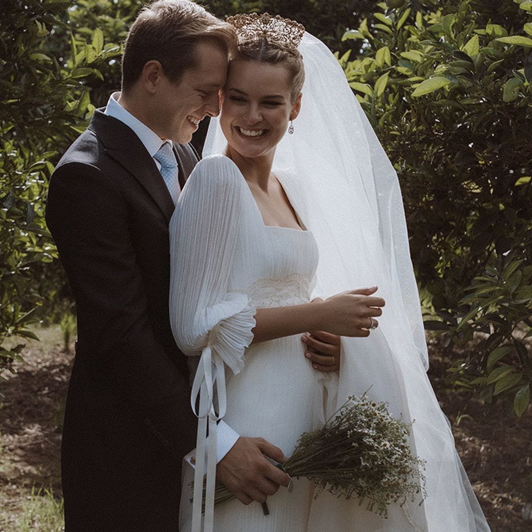 La boda en Castellón de Berta, la novia del look vaporoso inspirado en 'Orgullo y prejuicio'