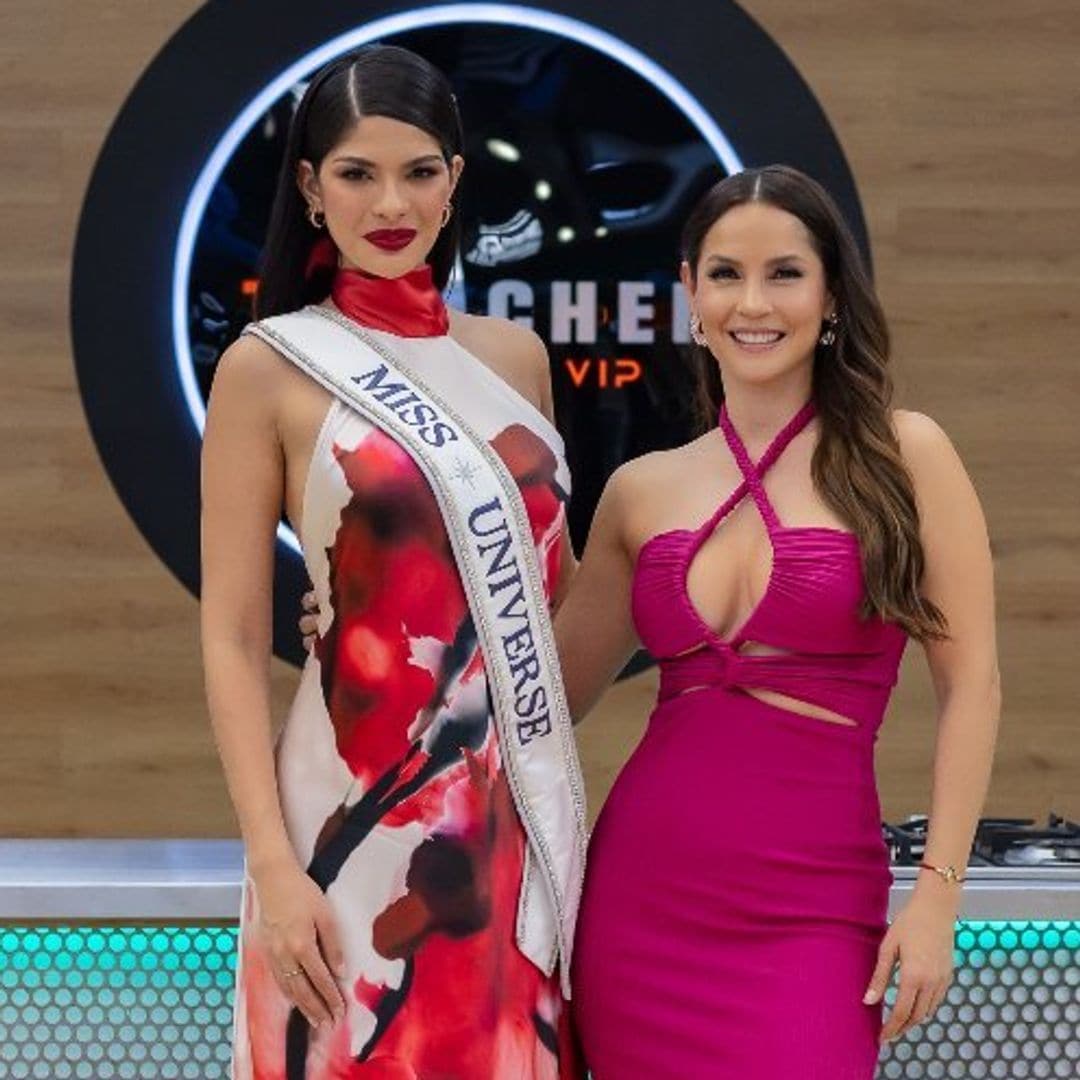 ¡Reinas! Carmen Villalobos y Sheynnis Palacios impactan en una espectacular pasarela