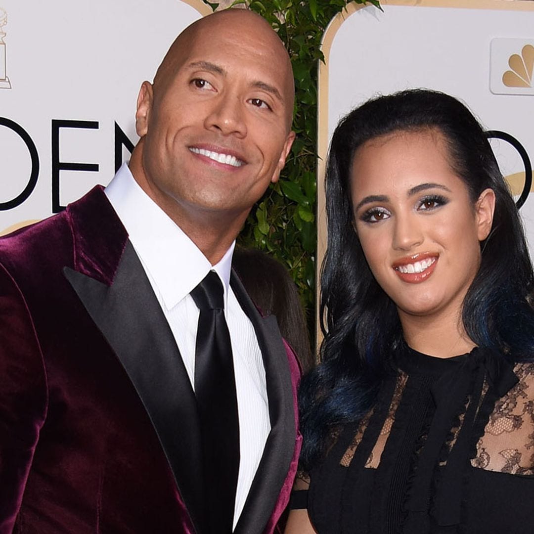 Dwayne Johnson, orgulloso de su hija mayor, luchadora de catch