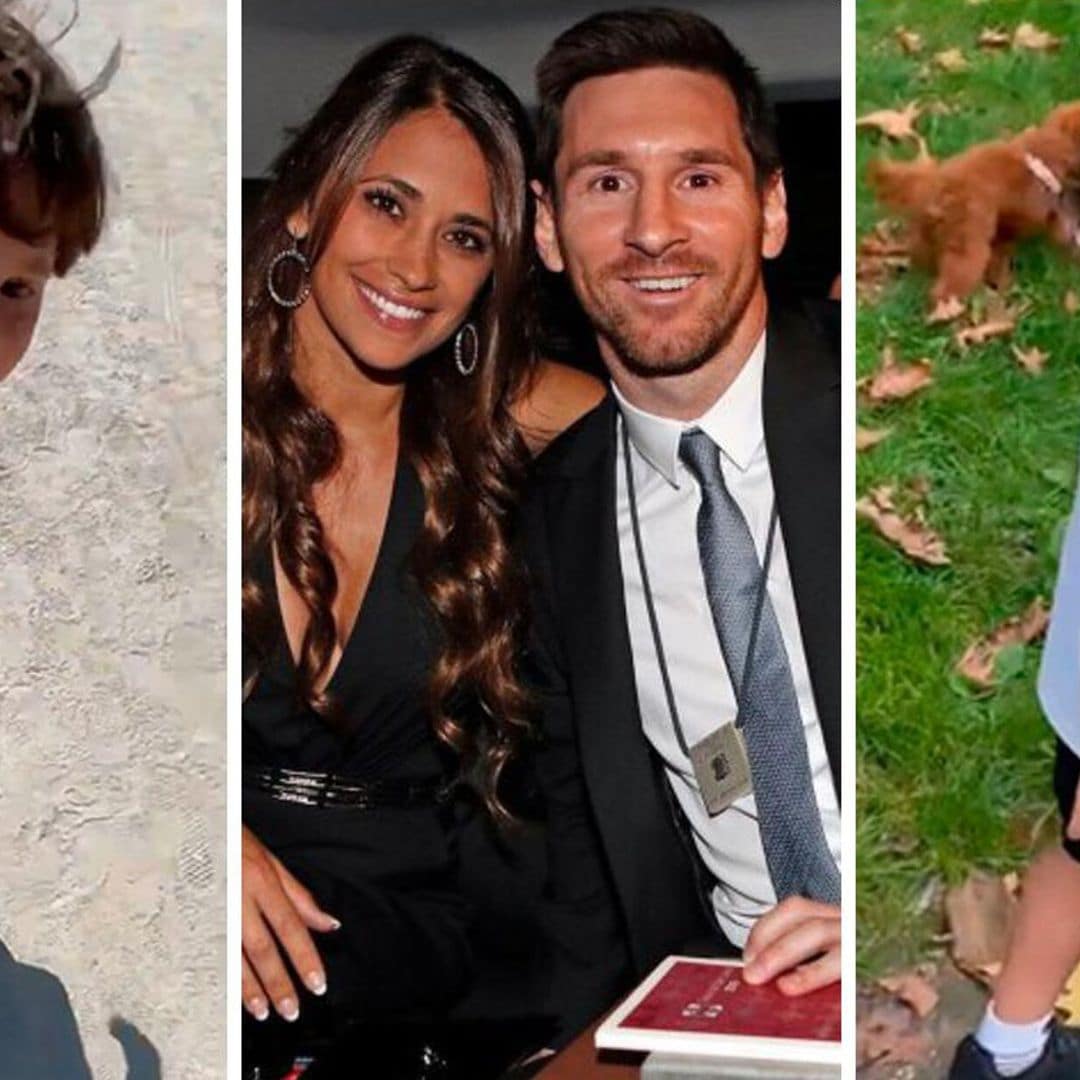 Los hijos de Leo Messi y Antonela Rocuzzo disfrutan de su nueva vida en París