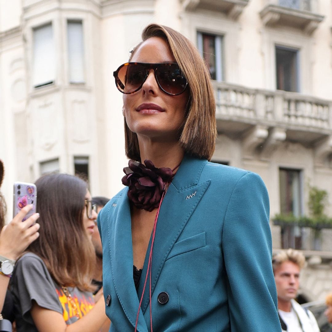 Olivia Palermo recupera el truco del  ‘choker’ floral que viralizó Zara y adorarán las invitadas de otoño