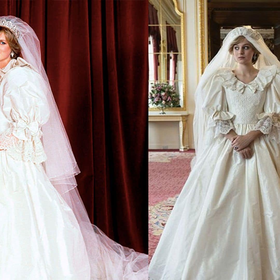 Cómo fue crear el vestido de novia de Lady Di para 'The Crown', contado por su diseñadora