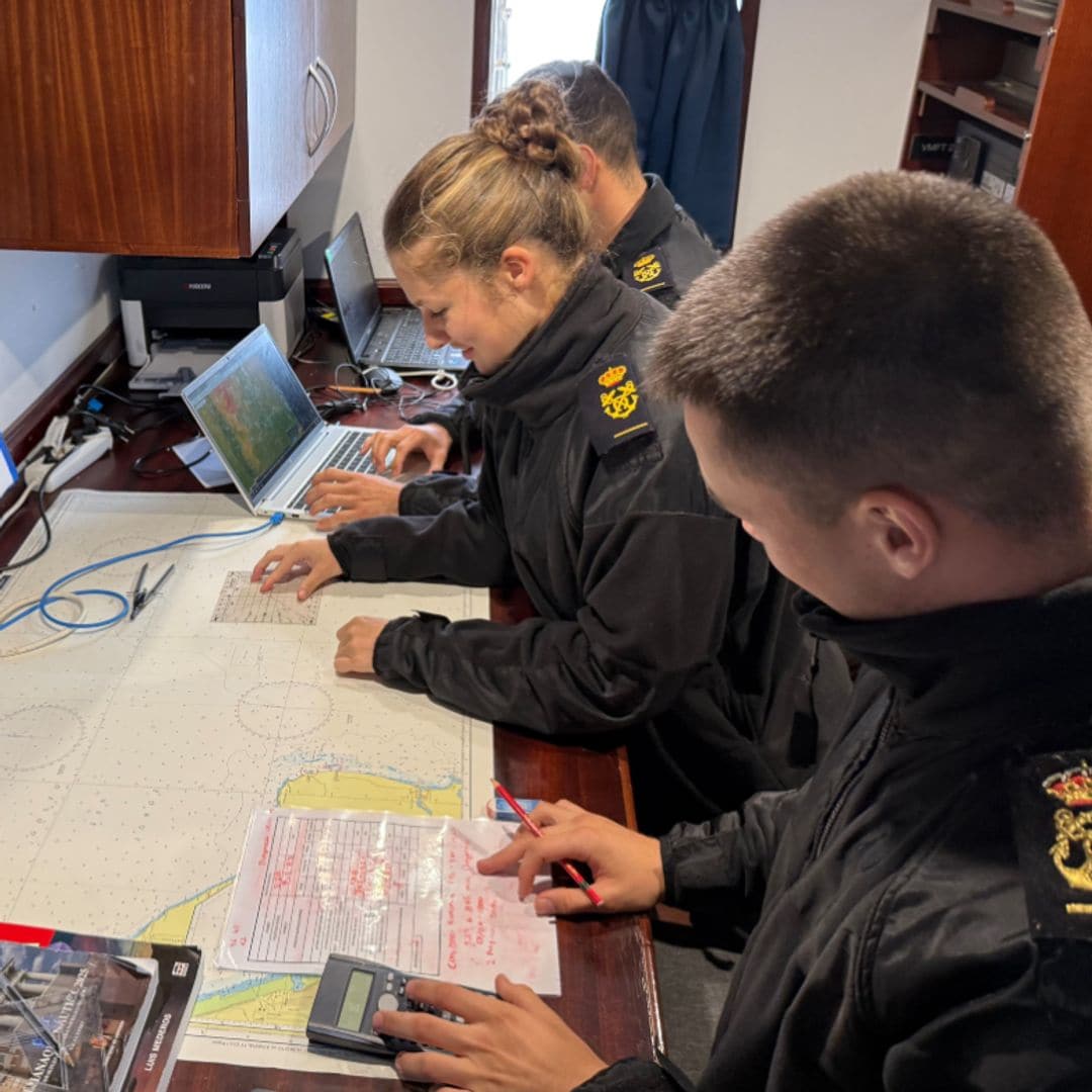 La imagen de la princesa Leonor en el interior de 'Elcano' que demuestra que tiene a su madre muy presente