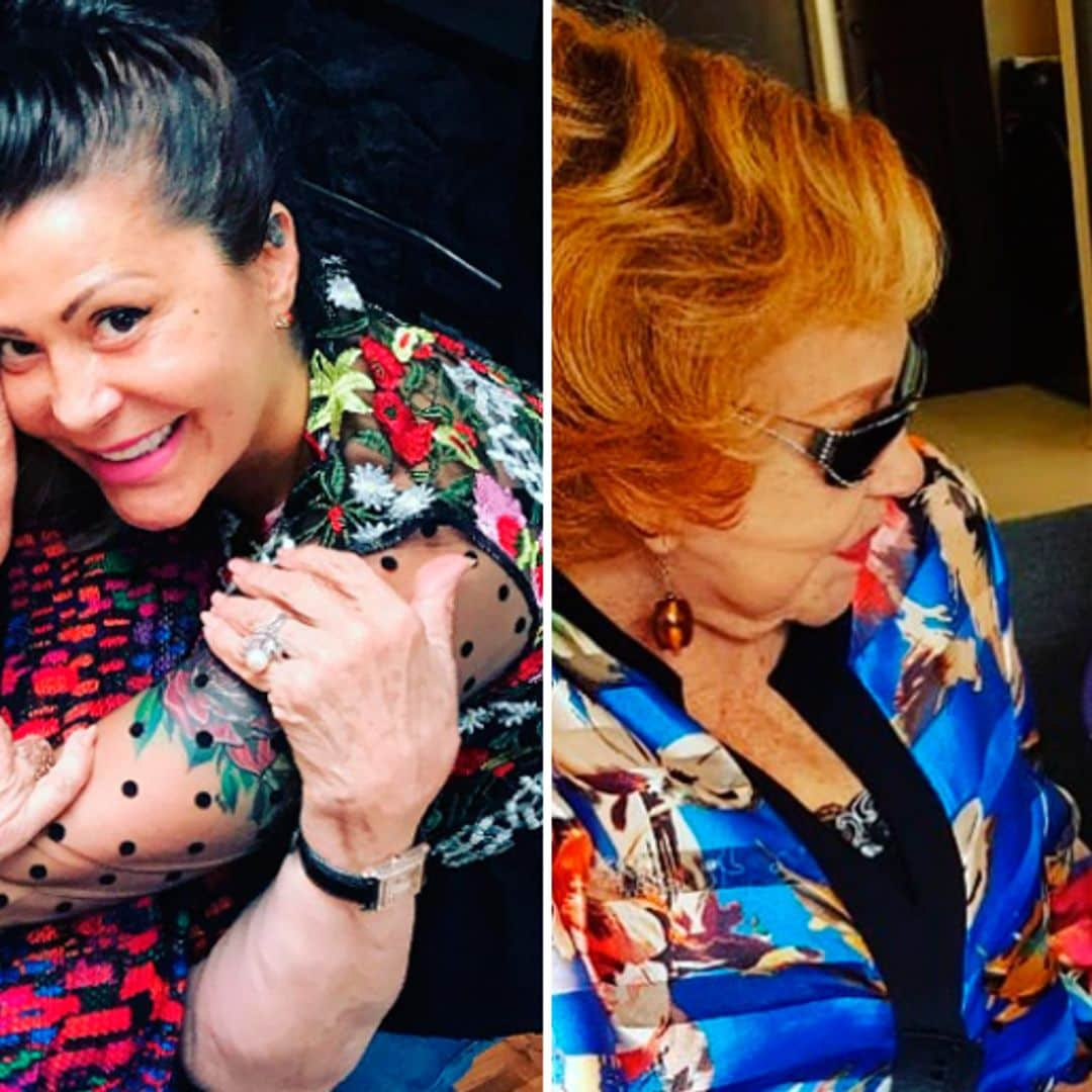 Alejandra Guzmán y Silvia Pinal, encantadas con el nuevo bebé de la familia