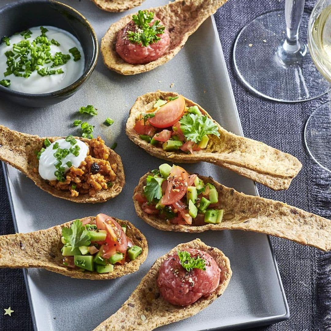 Cucharitas de pan de pipas