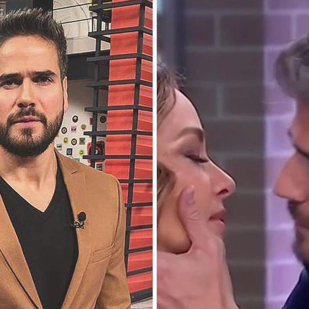 Daniel Arenas le da un beso de telenovela a Adamari López