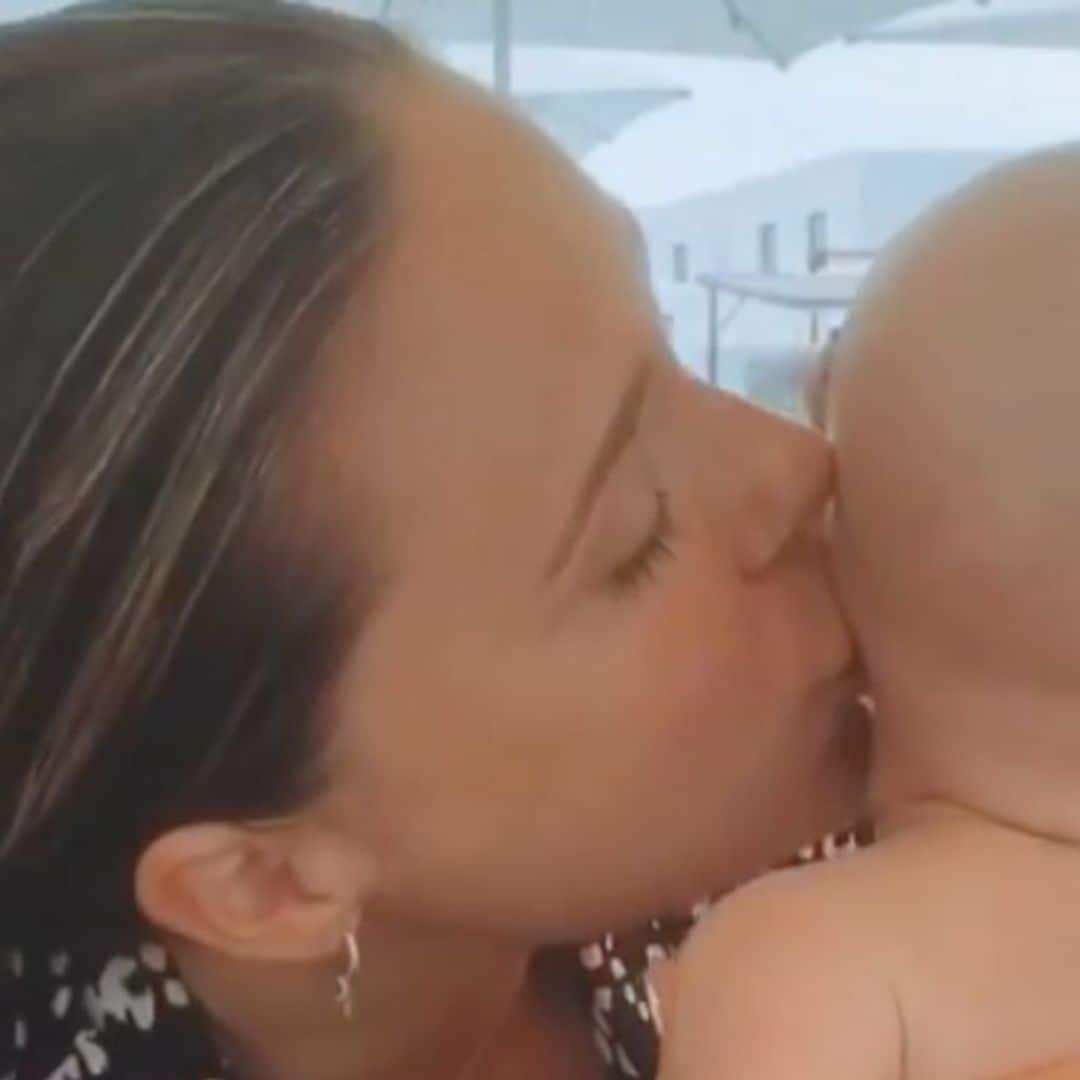 ¡Eres mi vida! El tierno vídeo con el que Lorena Gomez celebra los tres meses de su bebé