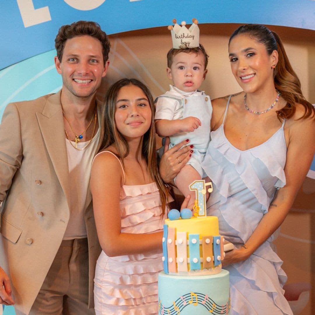 Así fue la encantadora fiesta del primer cumpleaños de Lorenzo, el bebé de Daniela Ospina y Gabriel Coronel