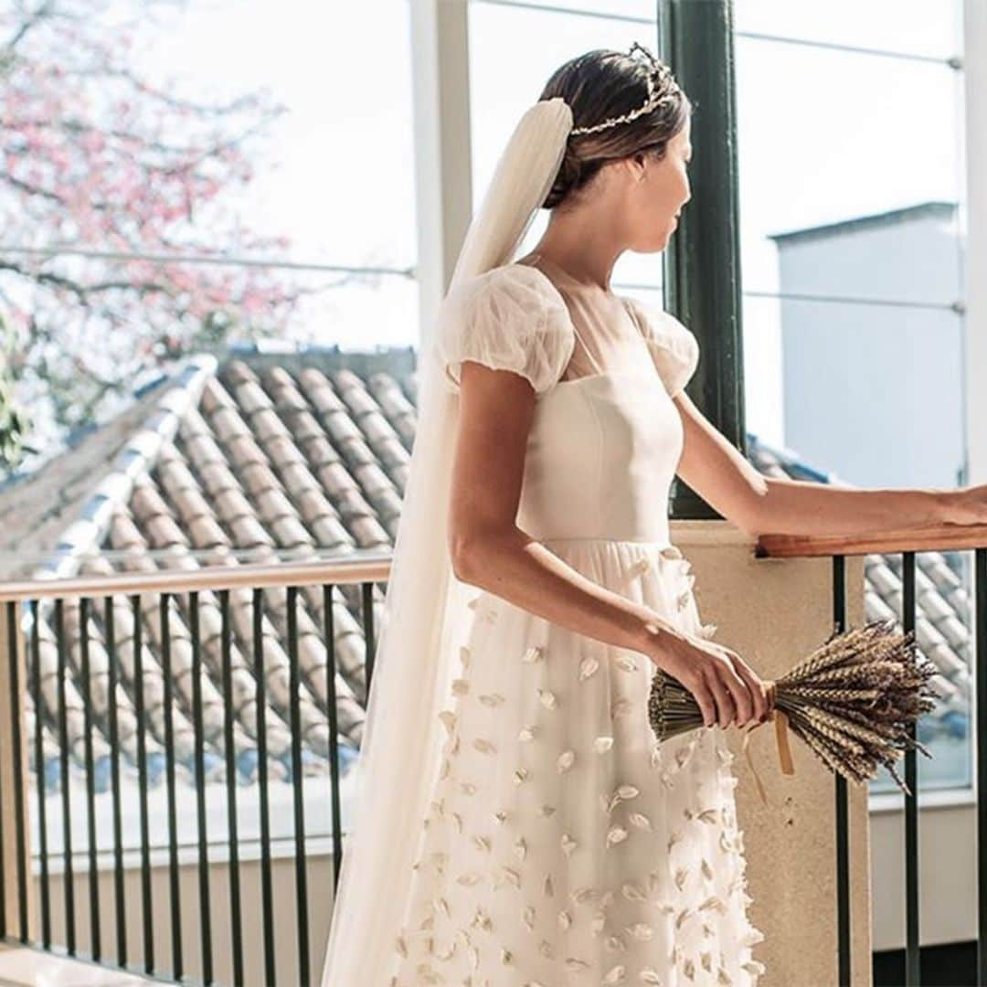 María inspiró su ramo de novia en el de Carlota Casiraghi y con él homenajeó a su padre