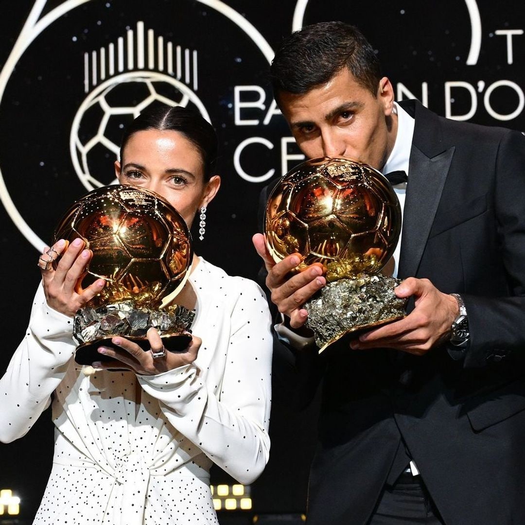 Los españoles Aitana Bonmatí y Rodri, reyes del fútbol mundial