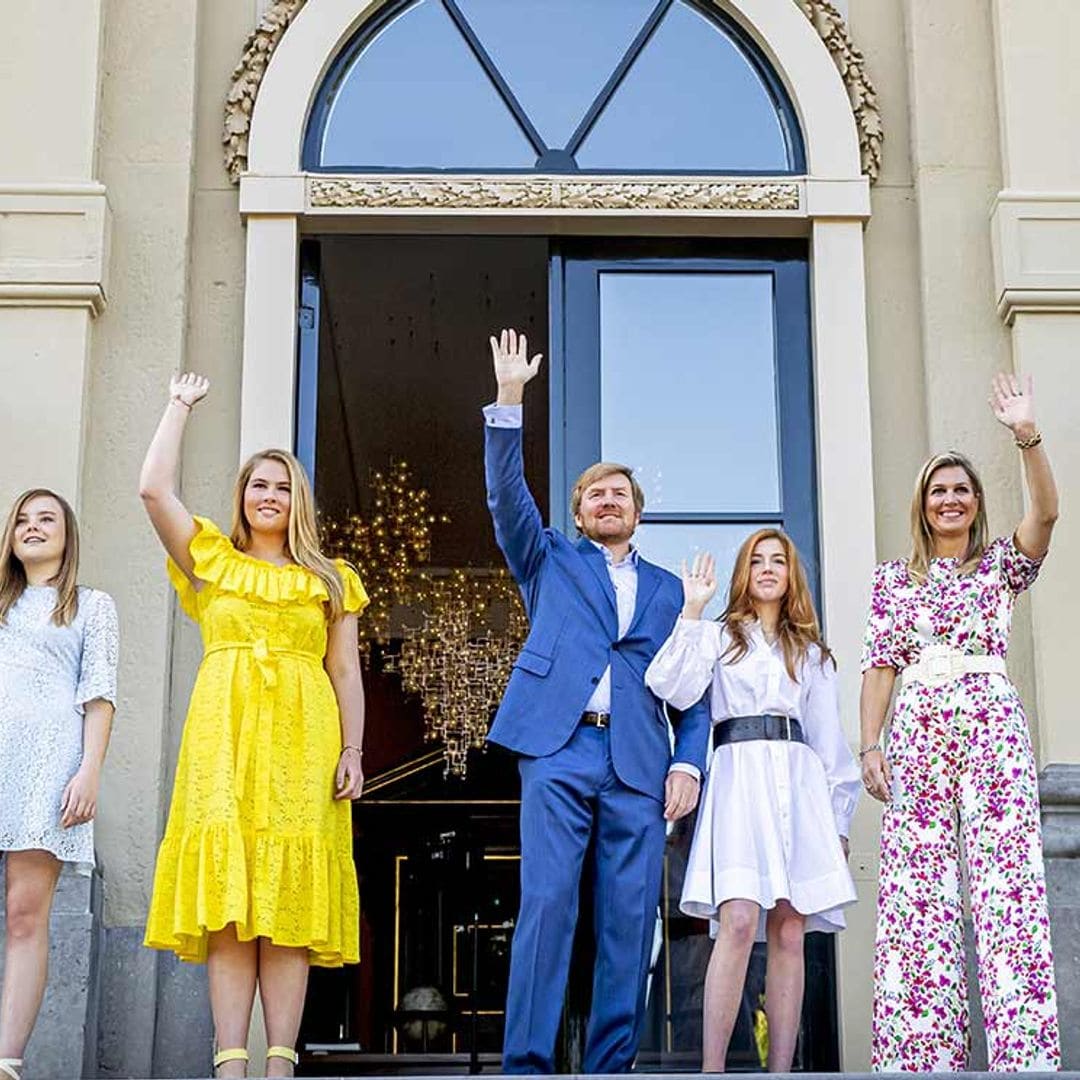 Guillermo y Máxima de Holanda, junto con sus hijas, llenan de sonrisas  el Día del Rey más atipico