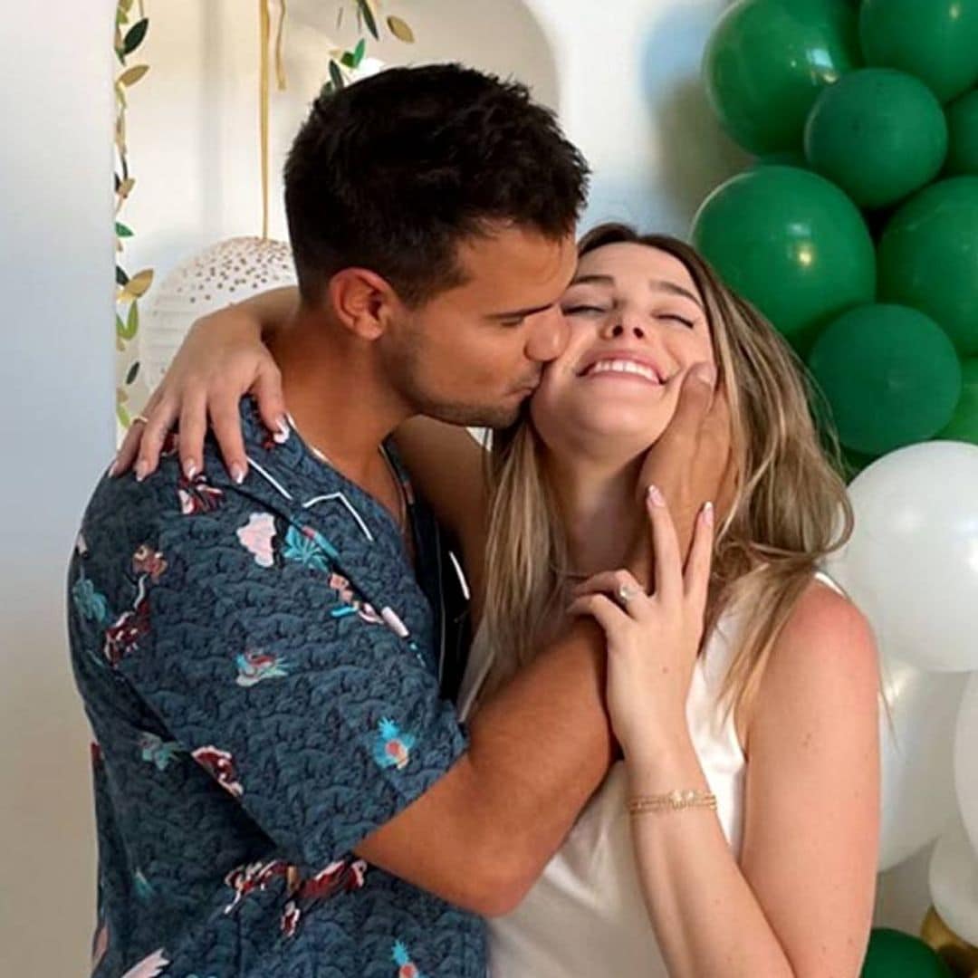 Globos, regalos y un 'brunch': la divertida fiesta de compromiso de Taylor Lautner (de 'Crepúsculo')