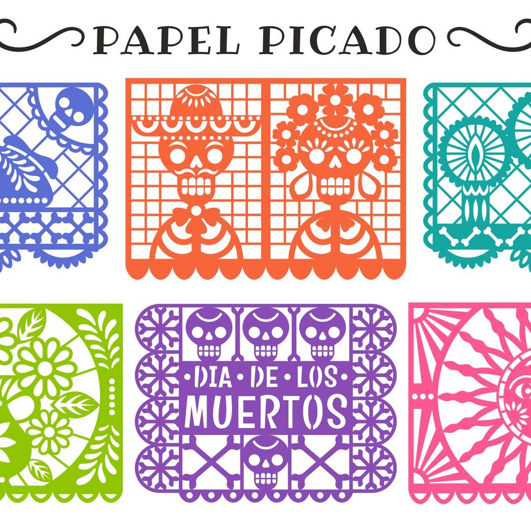 Tradición y color: El papel picado, un elemento que no puede faltar en el Día de Muertos