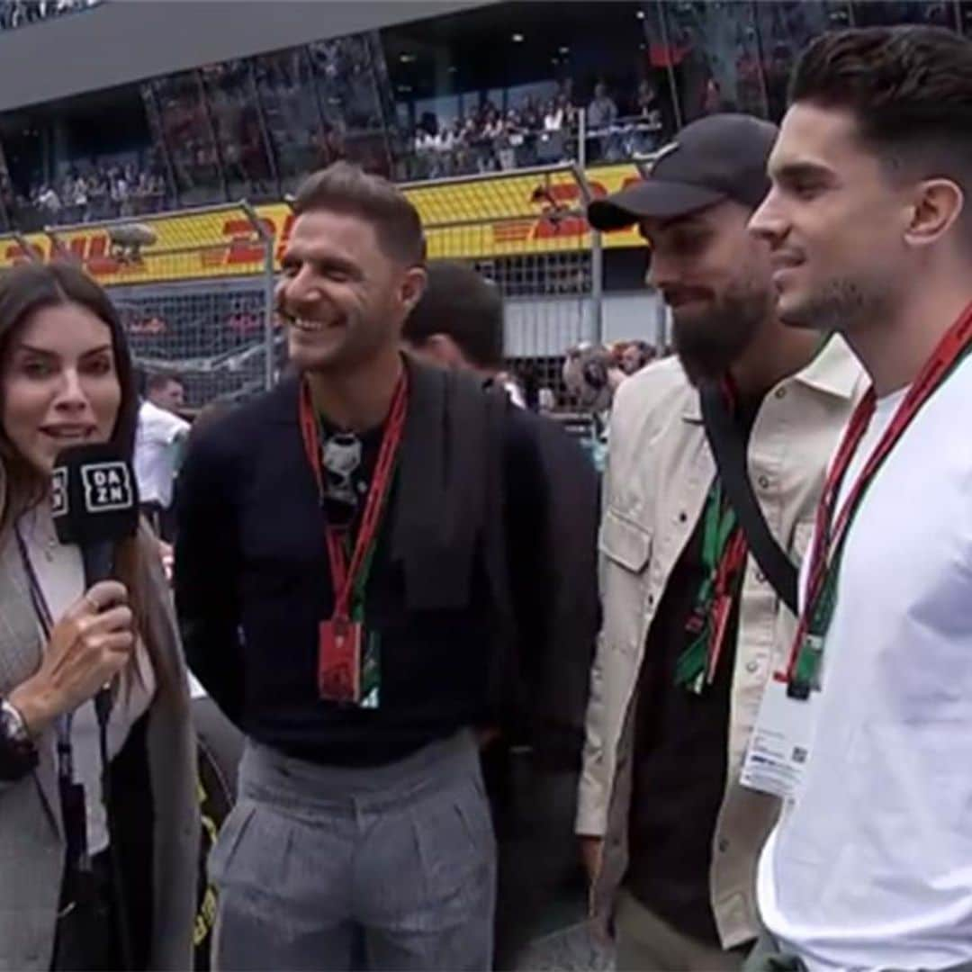 ¡Momentazo en la F1! Melissa Jiménez entrevista a su ex Marc Bartra en el Gran Premio de Austria