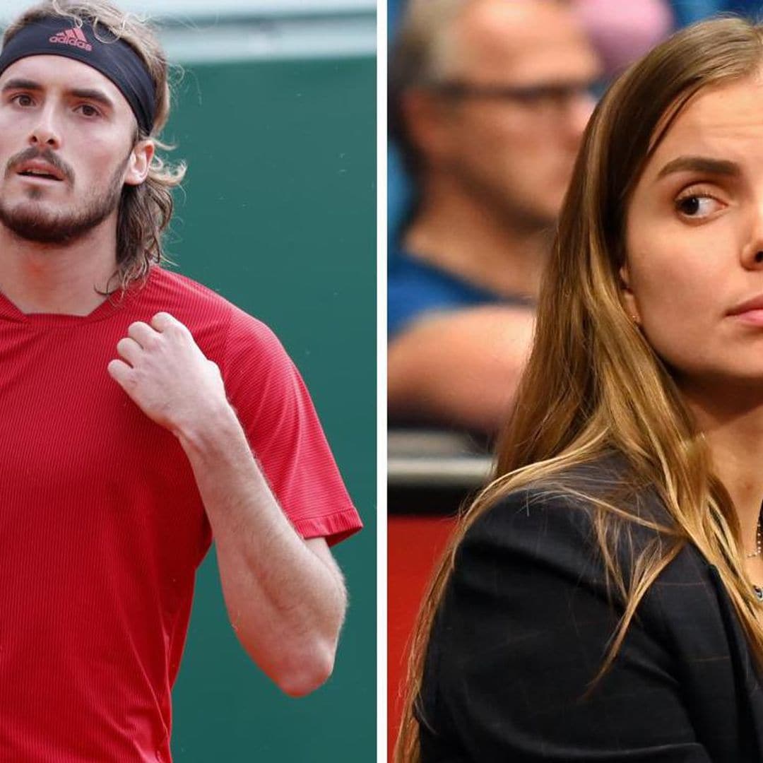 La novia de Tsitsipas, una nueva y misteriosa estrella en las gradas del tenis