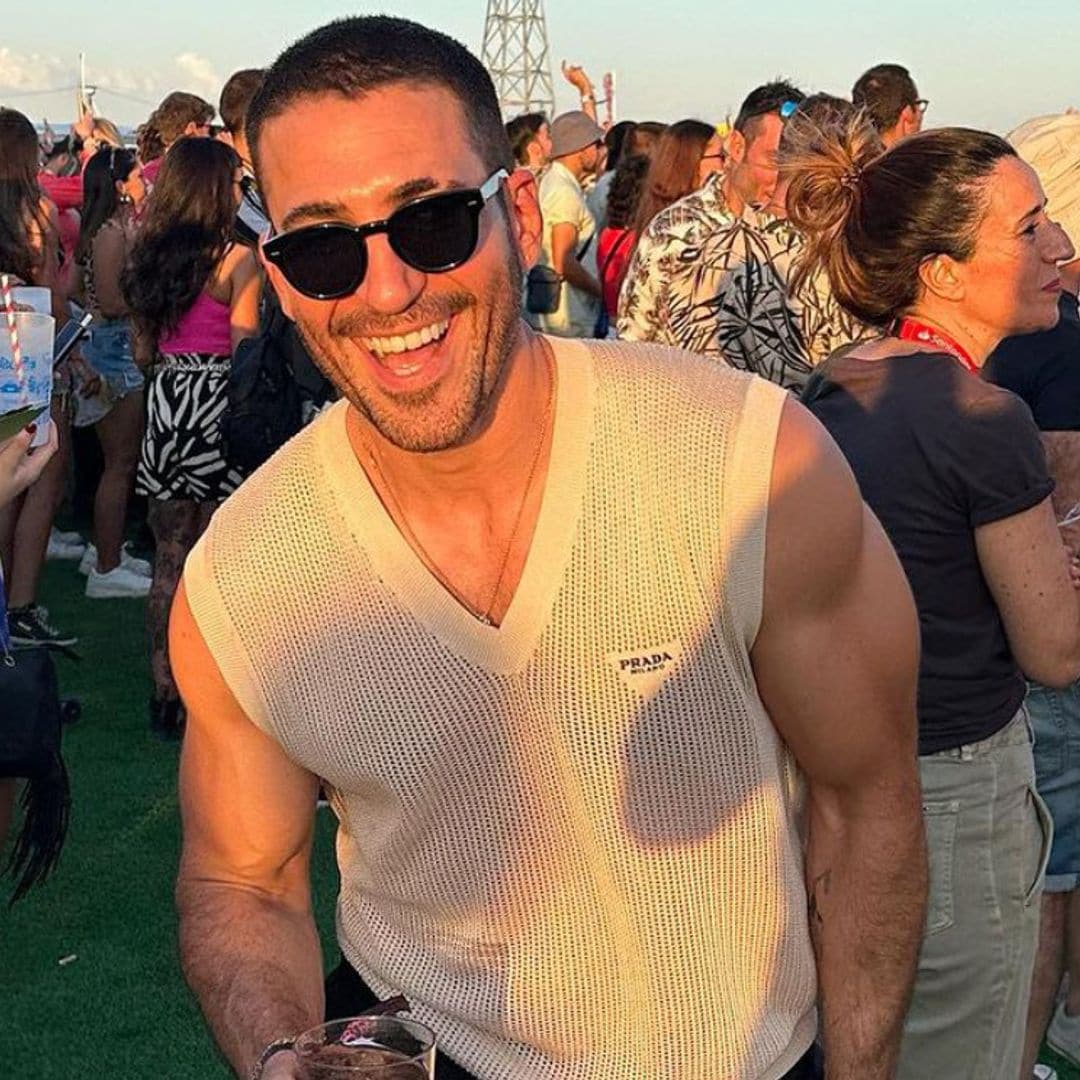 El vídeo de Miguel Ángel Silvestre bailando 'reggaeton' en un famoso festival que se ha hecho viral