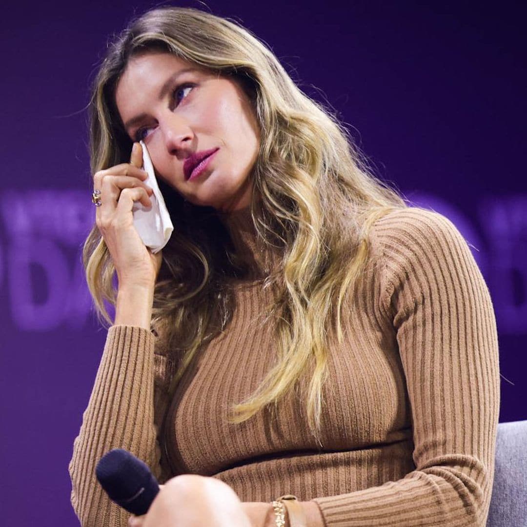 La razón por la que Gisele Bündchen lloró en una reciente aparición pública