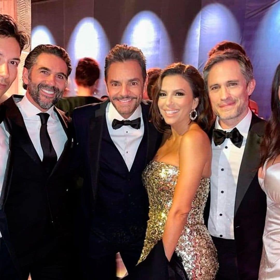 Eugenio Derbez, Gael García, Salma Hayek y Pepe Bastón, la reunión de los mexicanos en L.A.