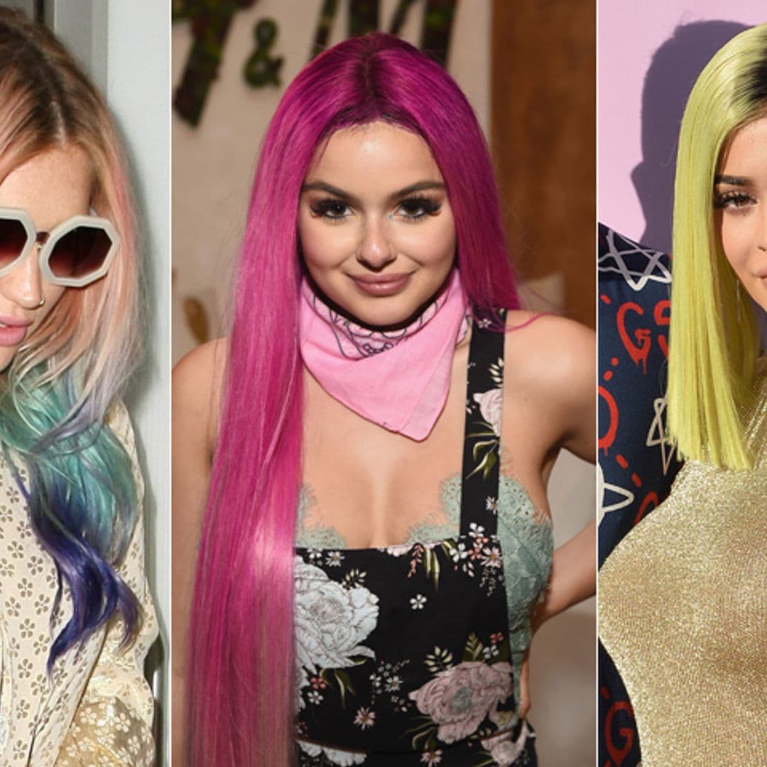 ¡A todo color! Ariel Winter y otras 'celebs' que apostaron por el pelo fantasía