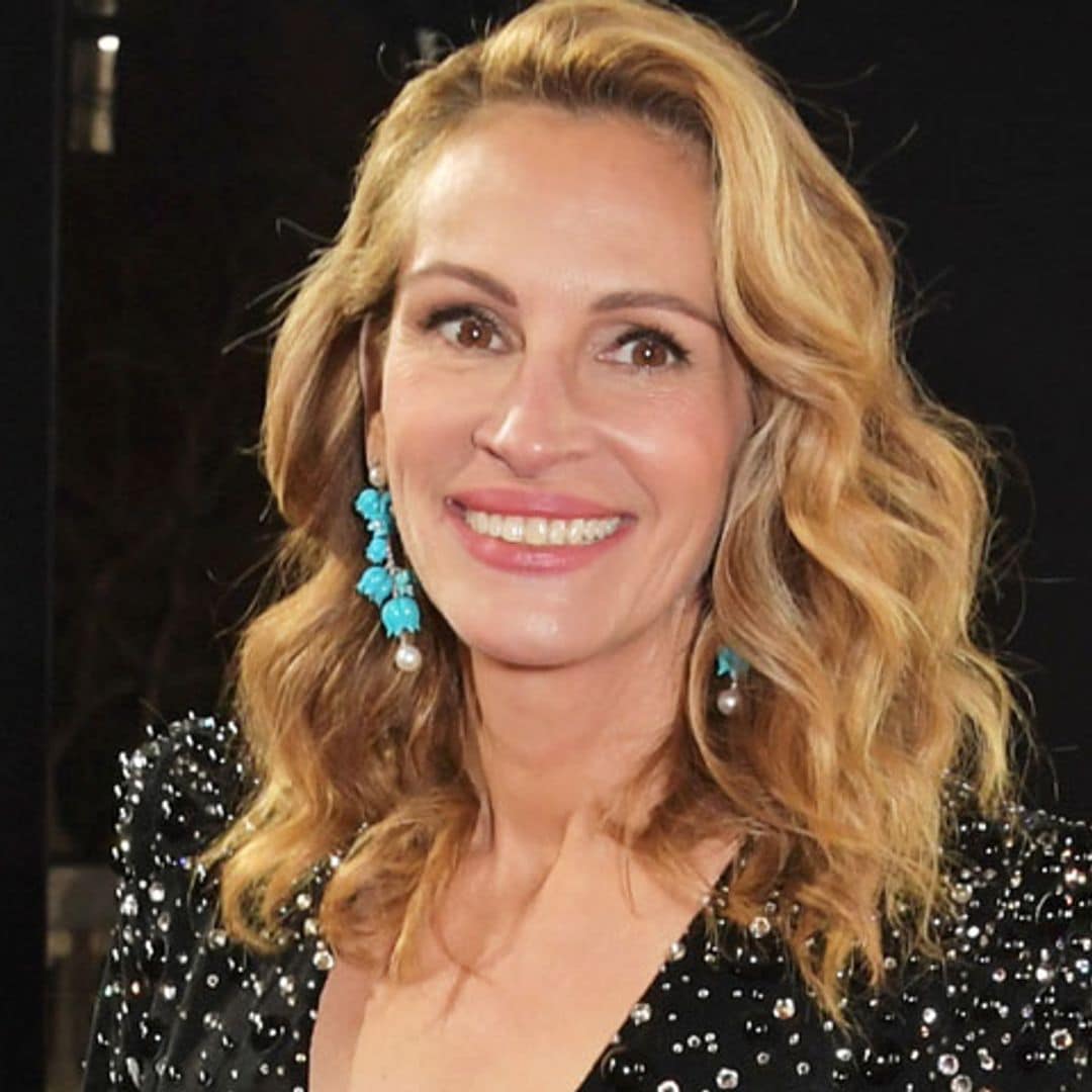 ¡Iguales! Julia Roberts demuestra que su famosa sonrisa es cosa de familia