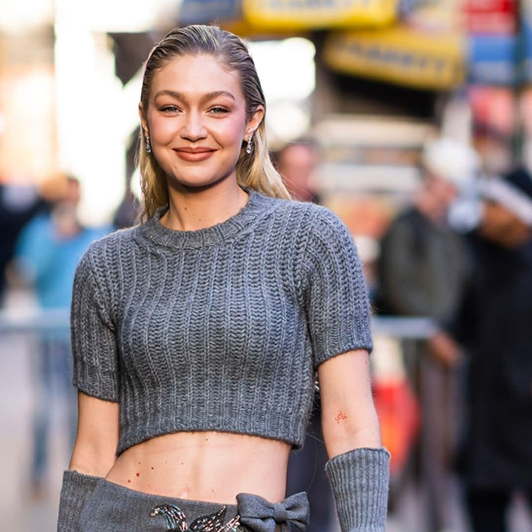 Gigi Hadid incluye un accesorio inesperado en su look de fiesta más especial