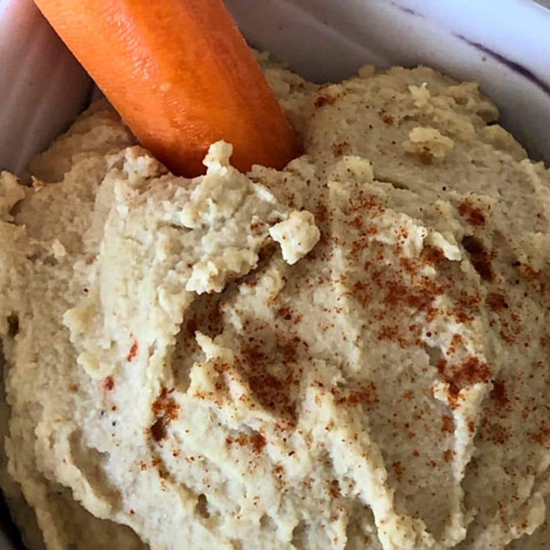 Hummus de lenteja roja