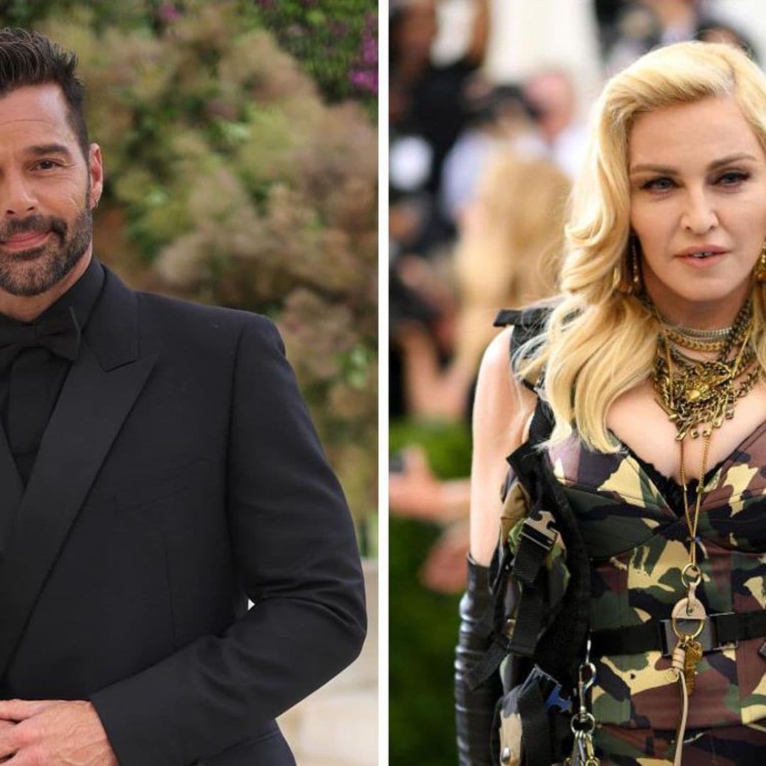Ricky Martin recuerda aquel memorable día en el que conoció a Madonna