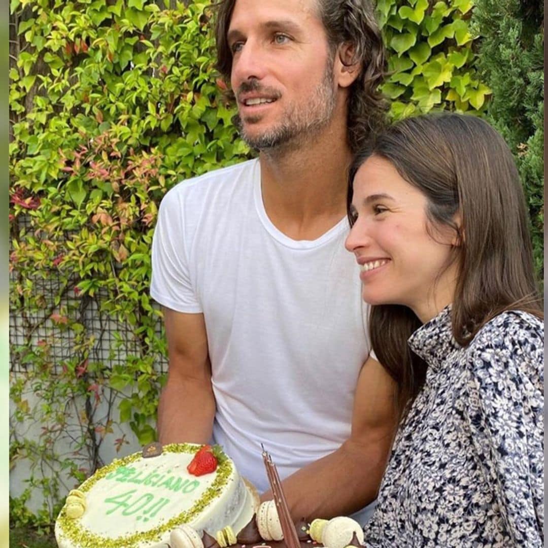 Feliciano López y Sandra Gago, fiesta doble de cumpleaños entre románticas felicitaciones